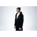 BLUZA NASH MAKE IT BADGE ZIPPED BLACK NA ZAMEK  S