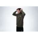 BLUZA NASH MAKE IT BADGE ZIPPED GREEN NA ZAMEK  L