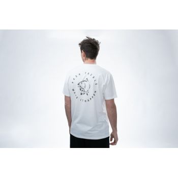 KOSZULKA NASH T-SHIRT MAKE IT CARP LOGO ECRU M