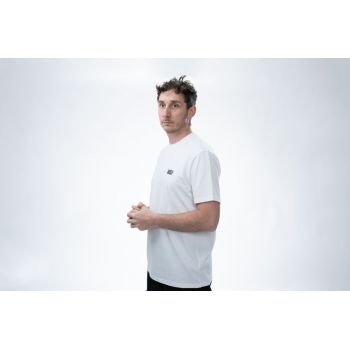 KOSZULKA NASH T-SHIRT MAKE IT CARP LOGO ECRU M