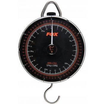 WAGA ZEGAROWA FOX DIAL SCALES 60lb 27kg