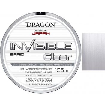 PLECIONKA DRAGON  INVISIBLE CLEAR 135m 0.14mm