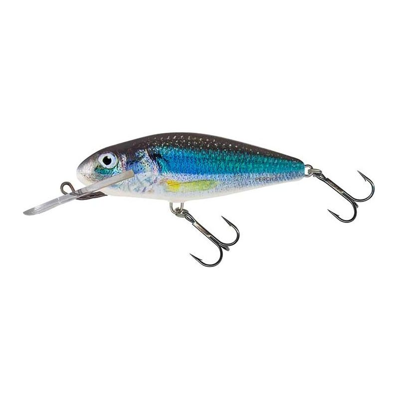 WOBLER SALMO PERCH 12cm 36g HOLO SMELT PŁYWAJĄCY