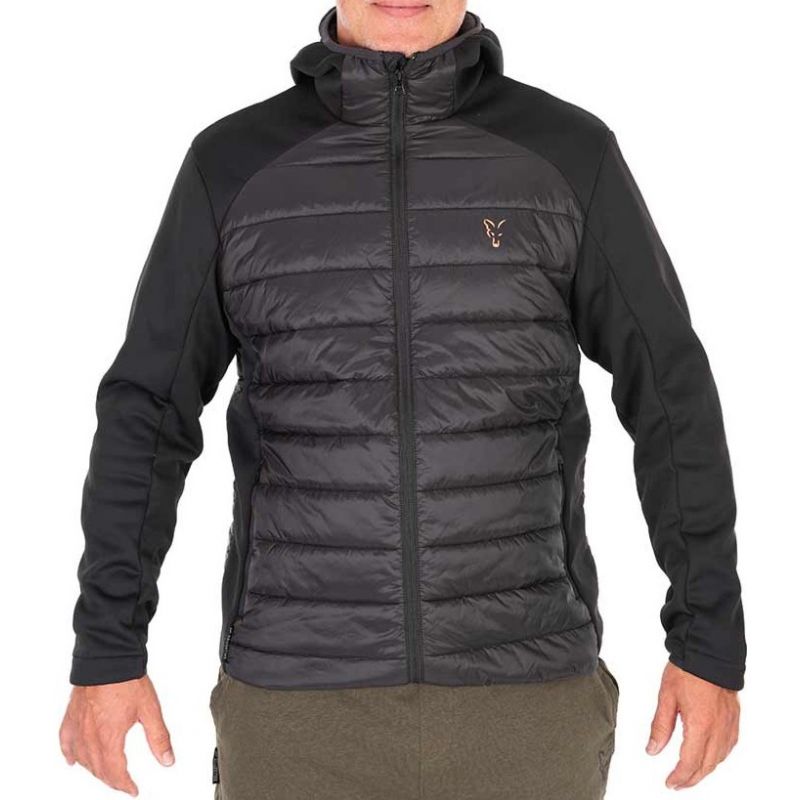 KURTKA FOX COLLECTION HYBRID BLACK ORANGE ROZM XL