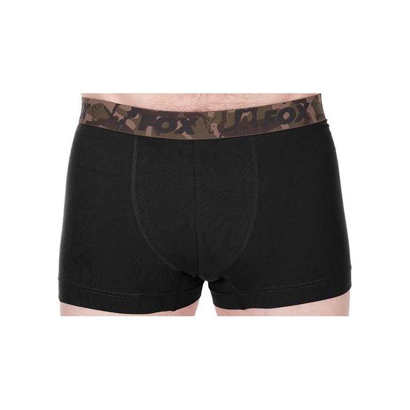 BOKSERKI FOX BOXER SHORTS KHAKI BLACK ROZM XL 2 SZ