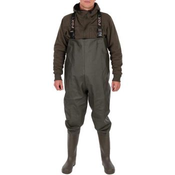 WODERY FOX KHAKI ROZM 42 SPODNIOBUTY WĘDKARSKIE