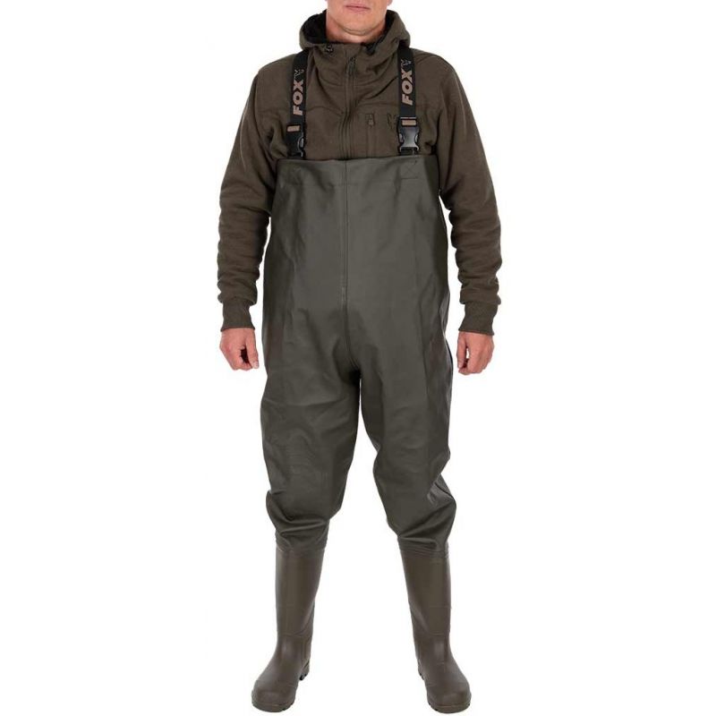 WODERY FOX KHAKI ROZM 41 SPODNIOBUTY WĘDKARSKIE