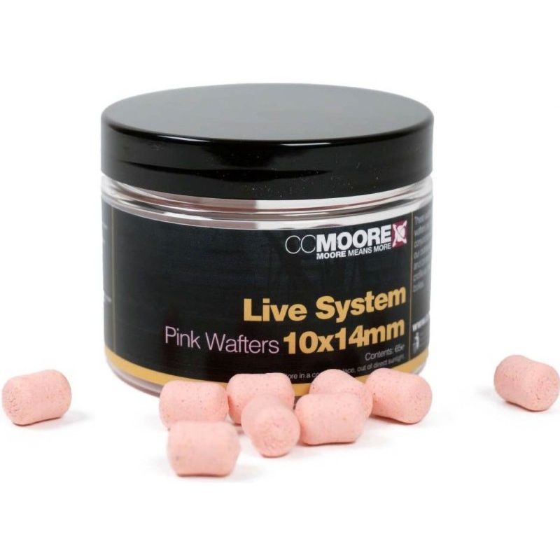 DUMBELLS CC MOORE LIVE SYSTEM PINK WAFTERS 10x14mm