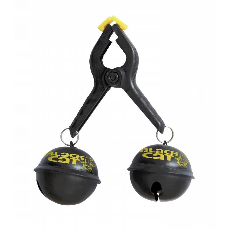 DZWONEK SUMOWY BLACK CAT BIG BELLS CZARNO ŻÓŁTY