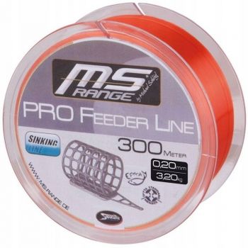 ŻYŁKA MS RANGE PRO FEEDER 300m 0,28mm ORANGE