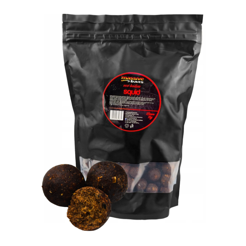 KULKI MASSIVE BAITS ECO BOILIES 18mm 1kg SQUID