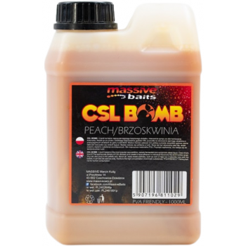 LIQUID BOOSTER MASSIVE BAITS CSL BOOMB PEACH 1L