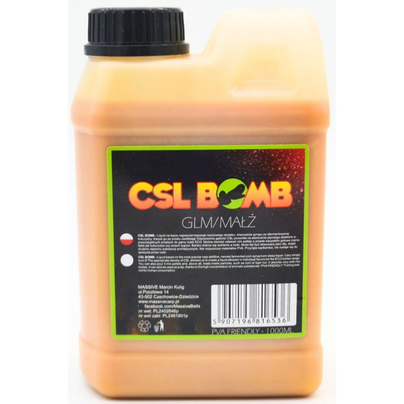 LIQUID BOOSTER MASSIVE BAITS CSL GLM MAŁŻA 1L