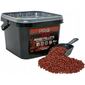 PELLET STARBAITS STRAWBERRY SPICE MIXED 2kg