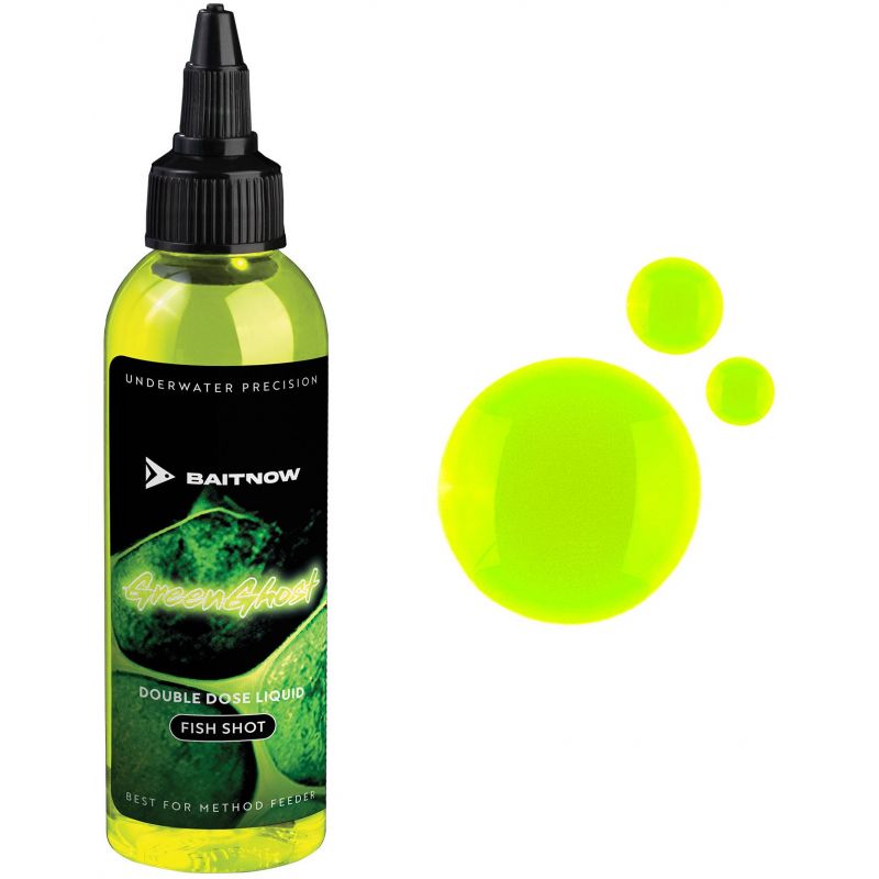 LIQUID BAITNOW M FEEDER DOUBLE DOSE GREEN GHOST 