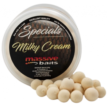 KULKI MASSIVE BAITS POP UPS MILKY CREAM 11mm 150ml