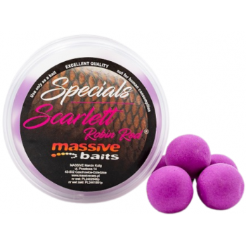 KULKI MASSIVE BAITS POP UPS SCARLETT ROBIN RED 18