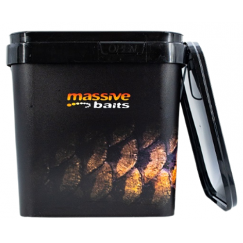 WIADRO MASSIVE BAITS CZARNE 5L POJEMNIK NA ZANĘTY