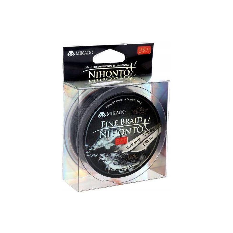 PLECIONKA MIKADO NIHONTO FINE BLACK 0,08mm 150m