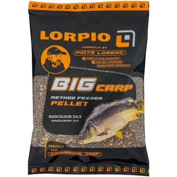 PELLET LORPIO BIG CARP DUOCOLOUR 3/4,5mm 700g NEW