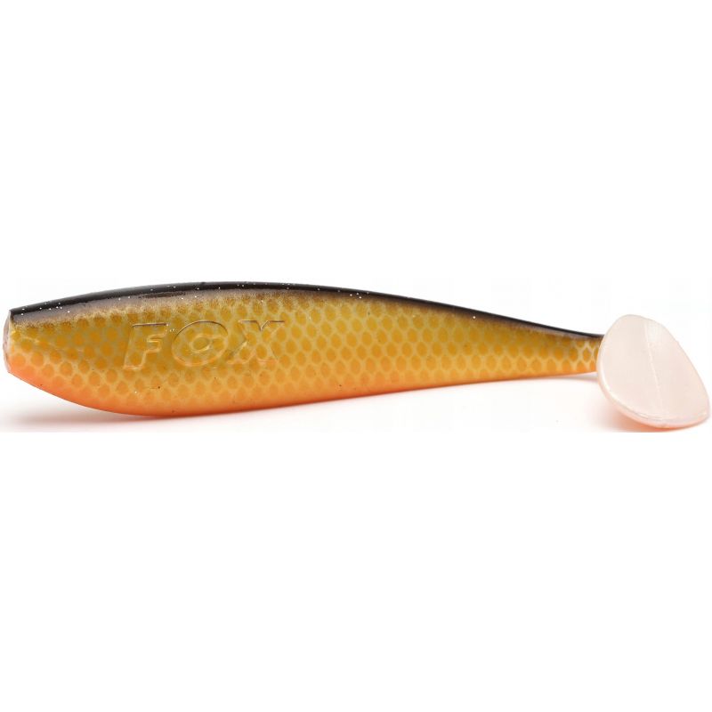 GUMA FOX RAGE ZANDER PRO SHAD 12cm UV GOLDEN SHINE