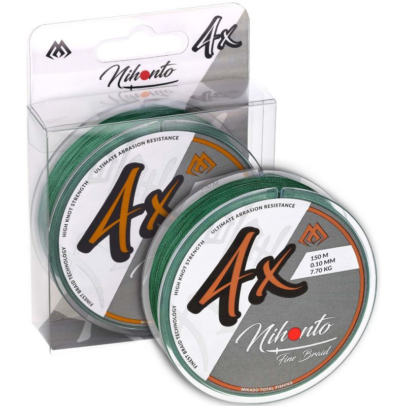 PLECIONKA NIHONTO FINE BRAID GREEN 0,30mm 150m
