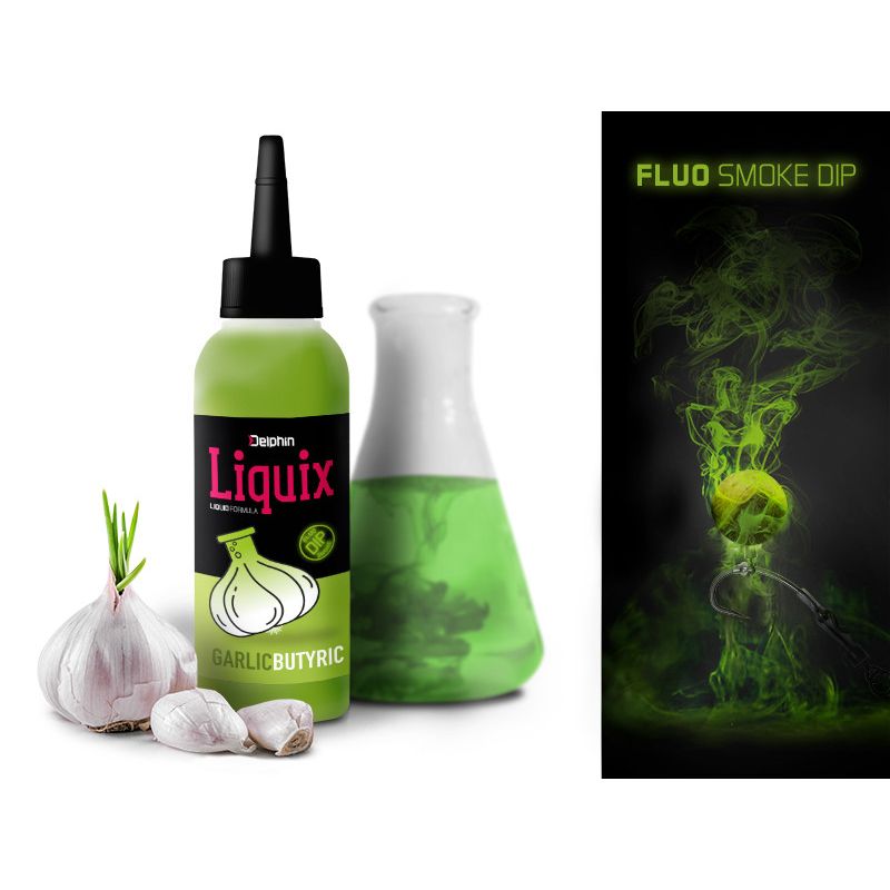 DIP DELPHIN FLUO D SNAX LIQUID 100ml CZOSNEK MASŁO
