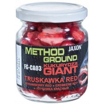 KUKURYDZA JAXON GIGANT METHOD 125g TRUSKAWKA RED
