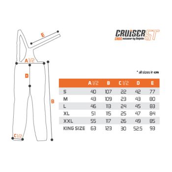 SPODNIE DELPHIN CRUISER CROS 5T ROZMIAR XL