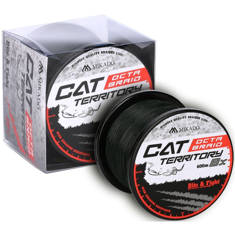 PLECIONKA CAT TERRITORY OCTA BRAID 600 0,50 ZIELON