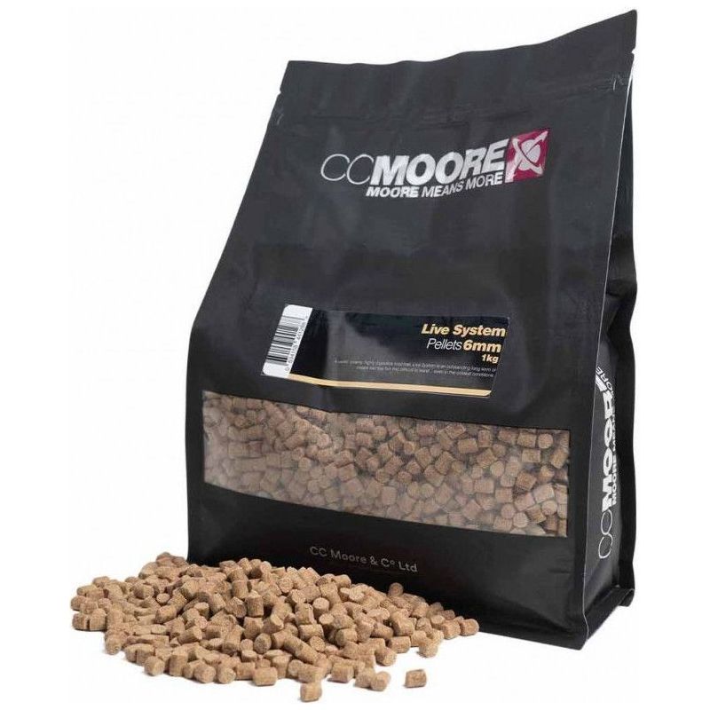 PELLET CC MOORE LIVE SYSTEM PELLETS 6mm 1kg