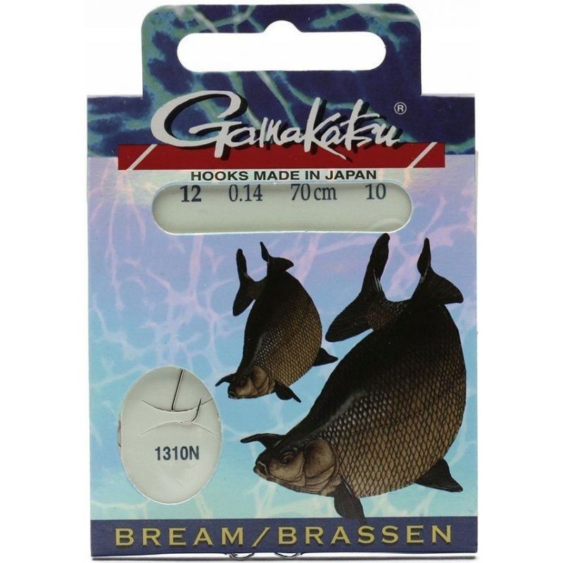 HACZYKI WIĄZANE GAMAKATSU BREAM 1310N 0,16mm 10