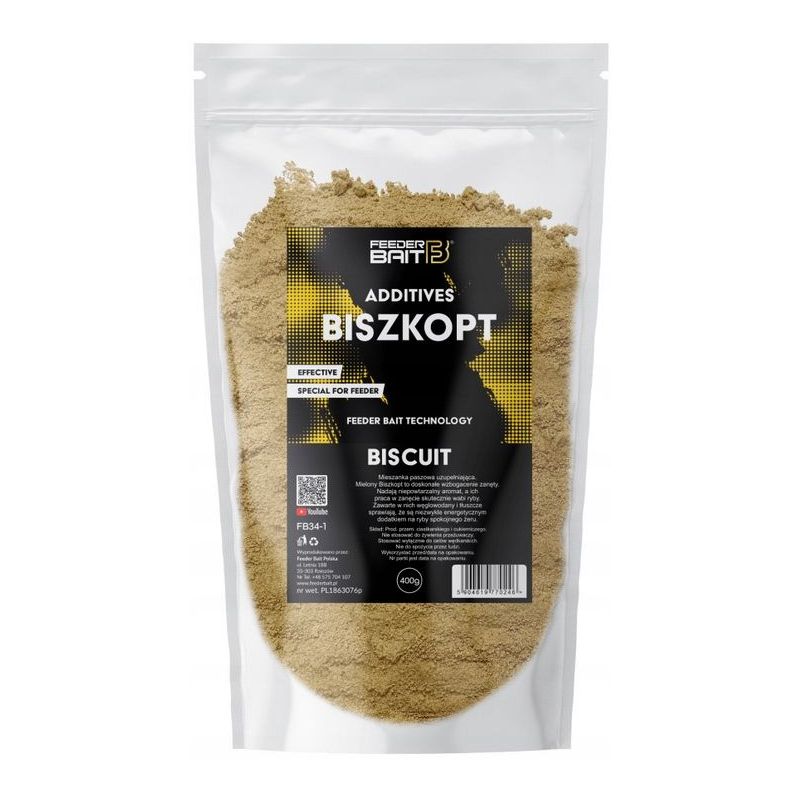 DODATEK FEEDER BAIT BISZKOPT 400g