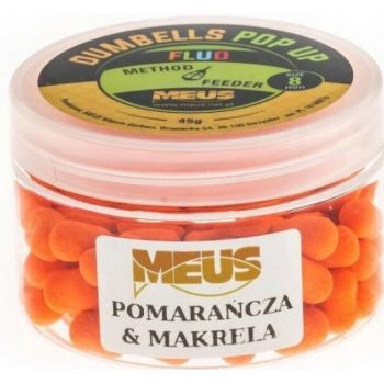 DUMBELLS MEUS FLUO POP UP 8mm 45g POMARAŃCZA MAKRE