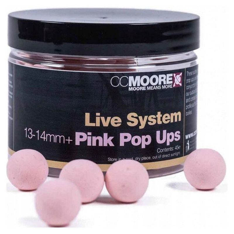 KULKI CC MOORE LIVE SYSTEM PINK POP UPS 13-14mm