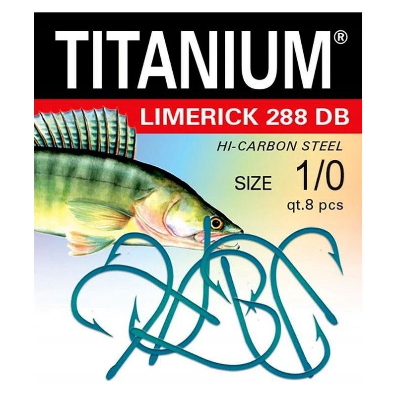 HACZYKI ROBINSON TITANIUM LIMERICK ROZ. 2/0 8szt