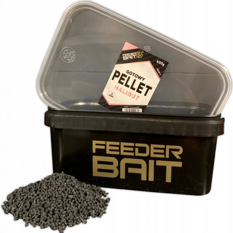 PELLET FEEDER BAIT GOTOWY 2mm WIADRO 600g HALIBUT