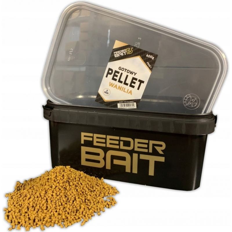 PELLET FEEDER BAIT GOTOWY 2mm WIADRO 600g WANILIA