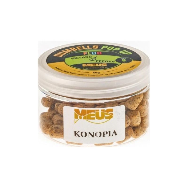 DUMBELLS MEUS FLUO POP UP 8mm 45g KONOPIA