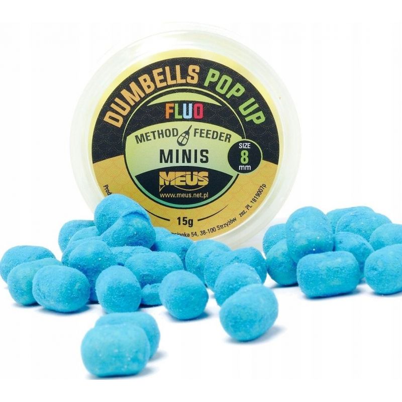 DUMBELLS MEUS FLUO POP UP 8mm MINIS HALIBUT