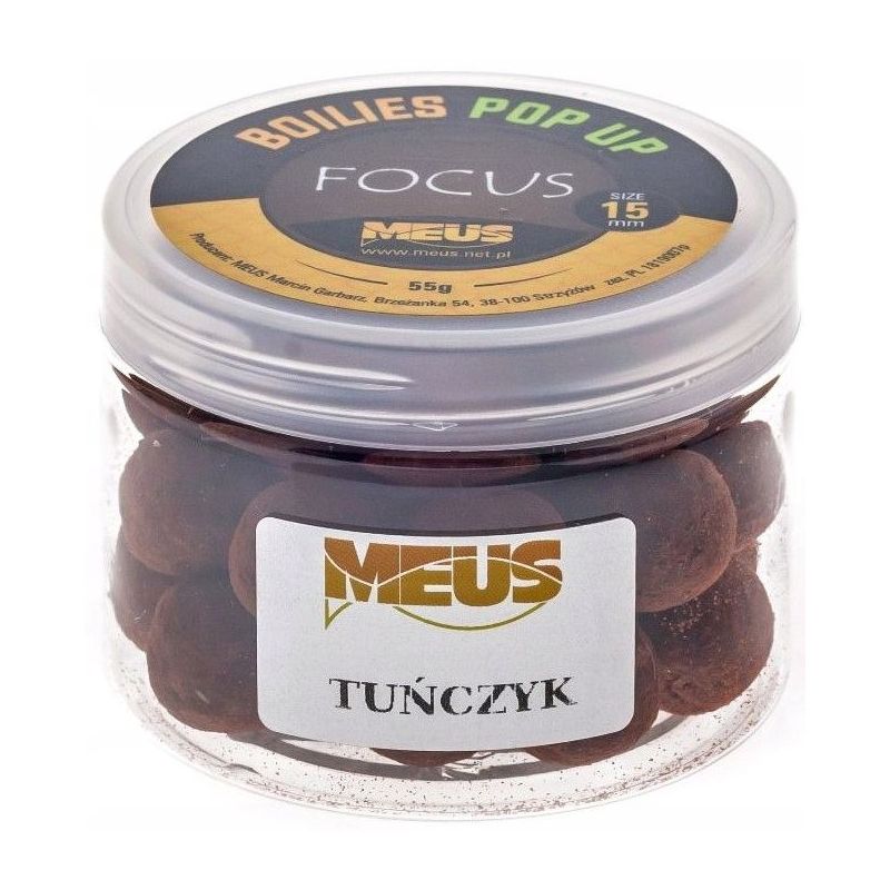 KULKI MEUS POP UP FOCUS 55g 15mm TUŃCZYK