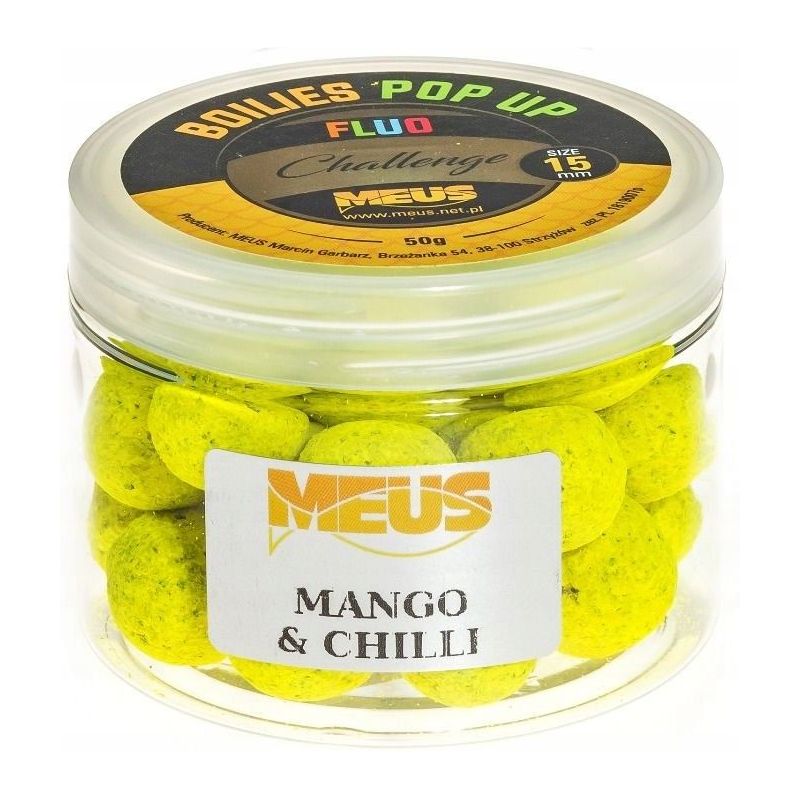 KULKI MEUS CHALLENGE POP UP FLUO 15mm MANGO CHILI