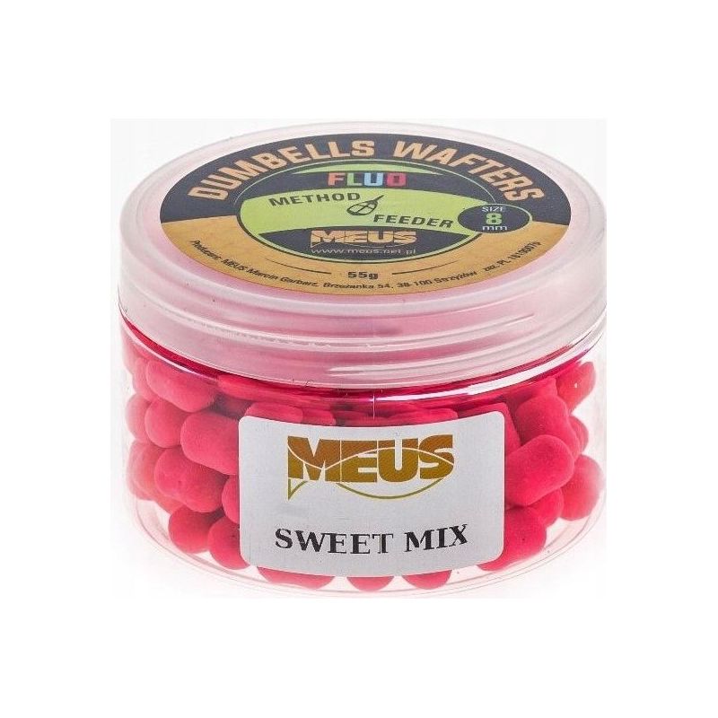 DUMBELLS MEUS WAFTERS FLUO 8mm 55g SWEET MIX