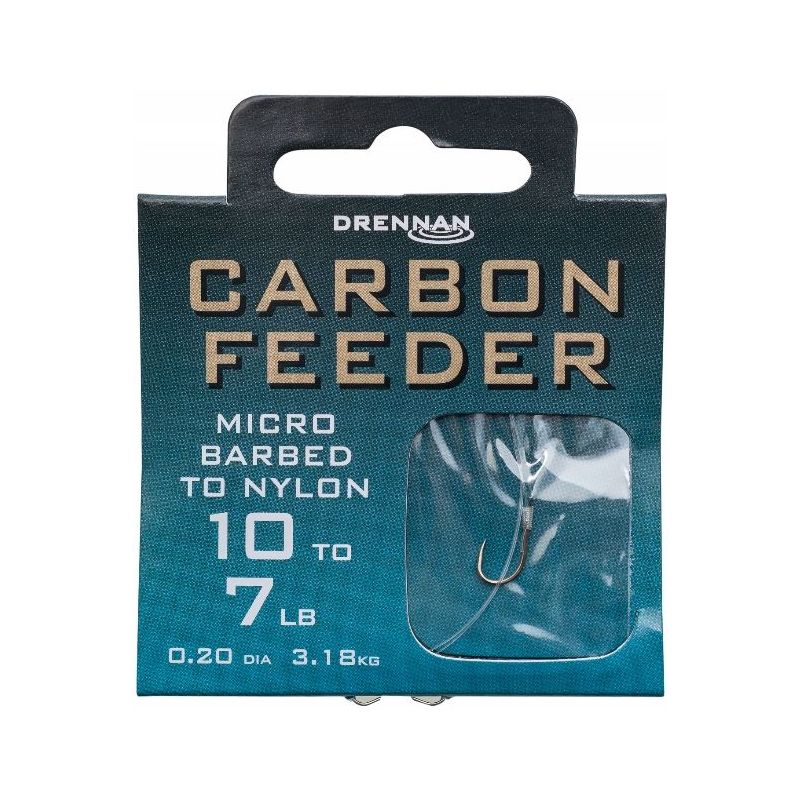 PRZYPONY DRENNAN GOTOWE CARBON FEEDER 0.16mm 14