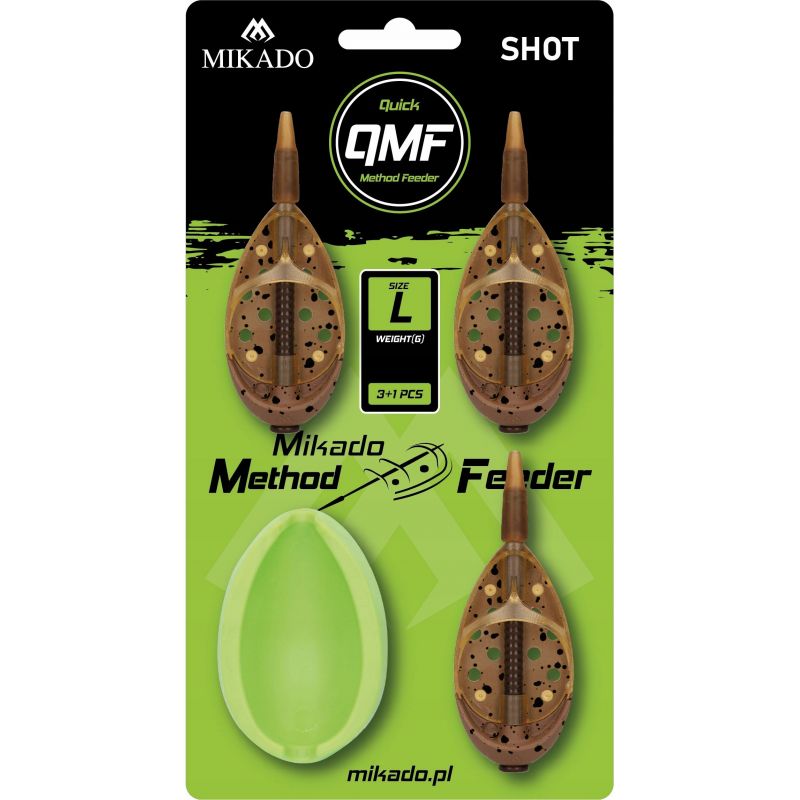 KOMPLET MIKADO METHOD FEEDER SHOT QMF L 20 30 40g