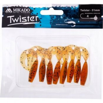 GUMA MIKADO PRZYNĘTA TWISTER 51mm 1.5g OP 8szt