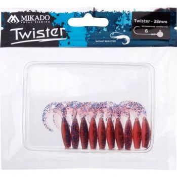 GUMA MIKADO PRZYNĘTA TWISTER 38mm 0.6g VI 10szt
