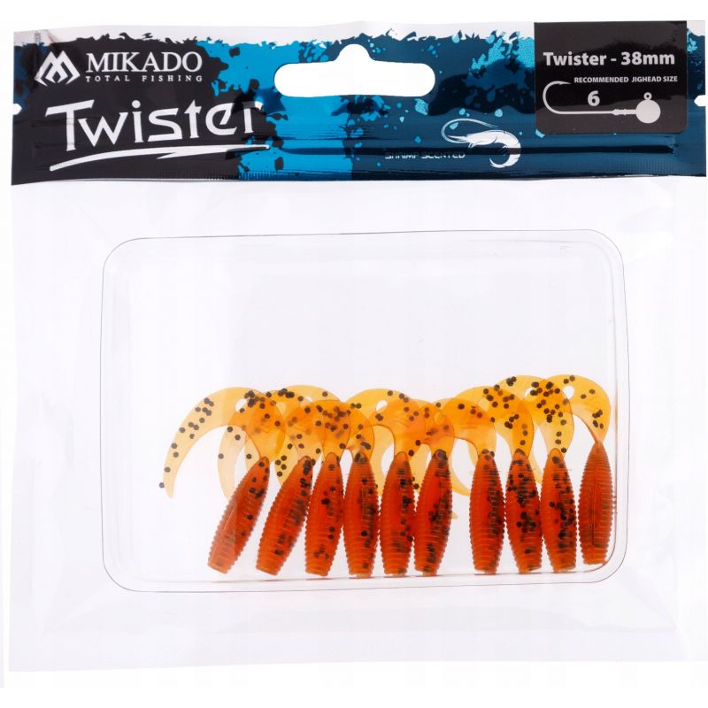 GUMA MIKADO PRZYNĘTA TWISTER 38mm 0.6g PT 10szt