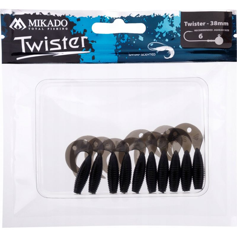 GUMA MIKADO PRZYNĘTA TWISTER 38mm 0.6g BL 10szt