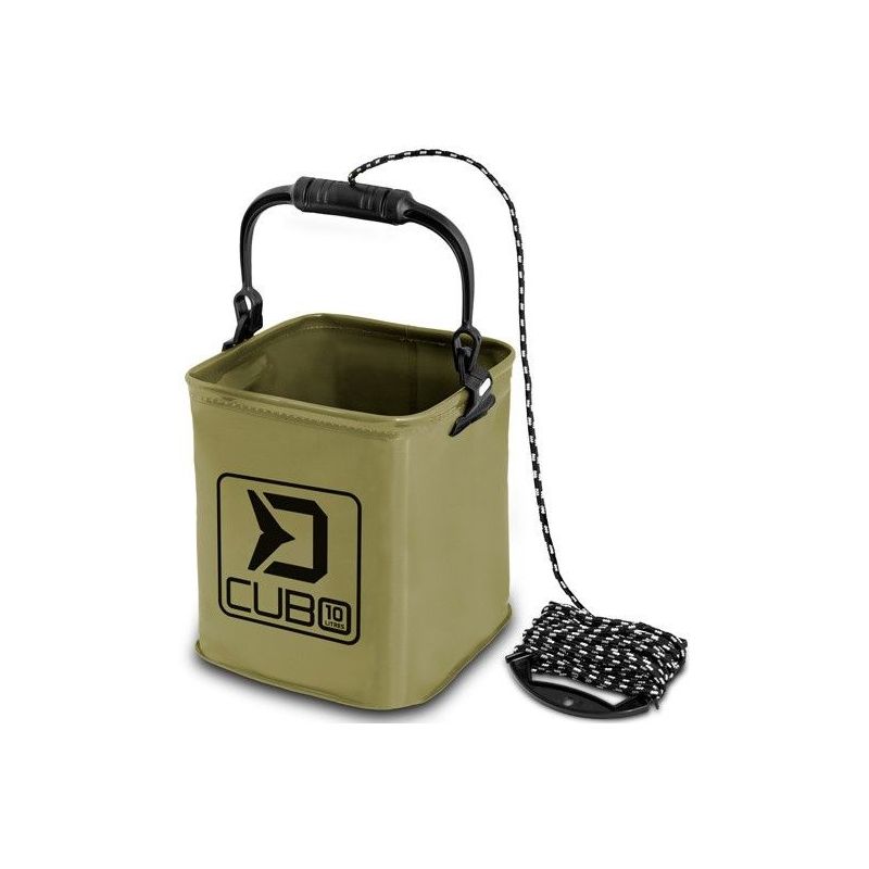 WIADRO DELPHIN SKŁADANE CUBO 10L +7m